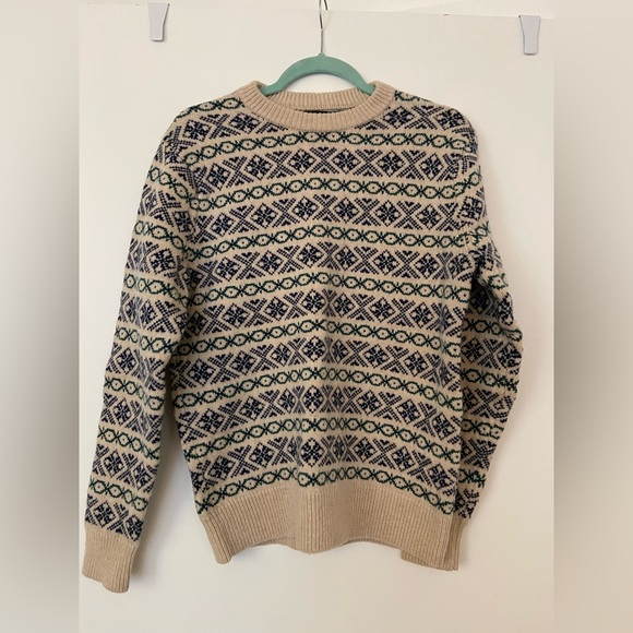 J. Crew Other - J Crew Men’s Wool Fair Isle Sweater Size Small